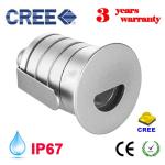 1W Mini DC12V Outdoor Stair Lighting Recessed Landscape Spotlights Deck Stair