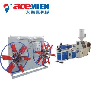 China Pipe Plastic Pipe Extrusion Line For Single Double Wall Currogated Pipe factory