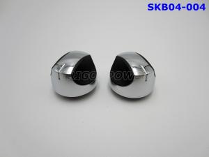 China Low Consumption Oven Control Knob Metallic Material With Chrome / Nickel Electroplate factory