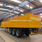 Flatbed Semi Trailers With Detachable Wall For Grain Transport