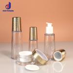 120ml 150ml PETG Bottle Triangle Thick Wall Cosmetic Jar Custom Logo Printing