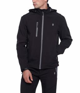 China 100% Polyester Water Repellent Custom Outdoor Clothing Removable Hood Breathable Inner Fleece factory