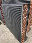 Copper Aluminum Coil AC Slab Evaporator Coil Refrigerator Water Cooled
