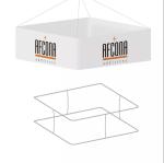 14ft 20ft Rectangular Overhead Hanging Trade Show Signs Ceiling Banners