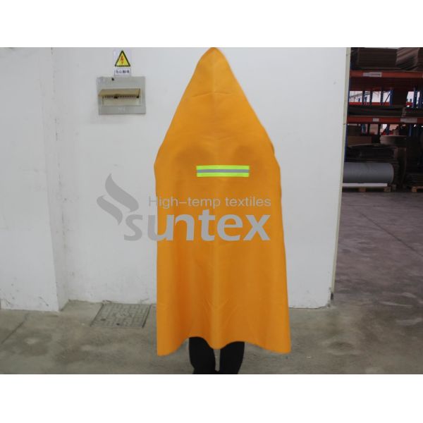 Fireproof Cloak, Fireproof Cape, Fireproof Hooded Cloak, Fire Emergency Survival