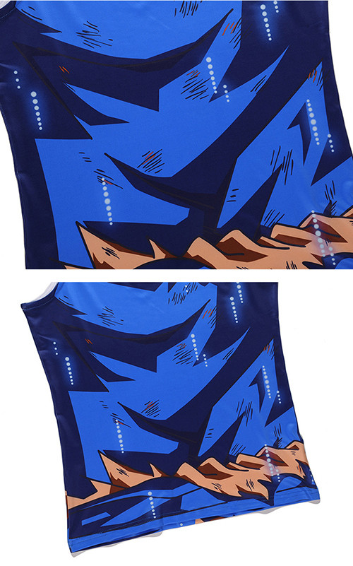 Custom Son Goku Anime Dragon Ball Clothes Men Running Sportswear