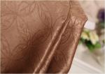 Embossed Polyester Black Out Window Curtain