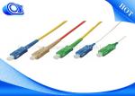 Yellow Single Mode Fiber Optic Patch Cable G652D 3.0 mm 2.0mm 0.9mm