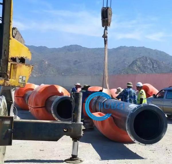 Buoyancy HDPE Pipe Floater With UV And Impact Resistance Good Flexibility PU