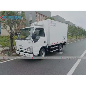 China ISUZU ELF 4x2 98hp Small Refrigerated Box Truck on sale