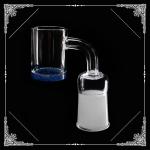 Real USA Opaque Gavel Flat Top Quartz Banger Nail Blue 4mm Bottom
