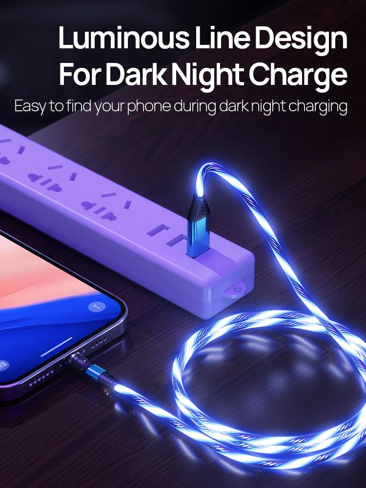 Focuses USB Type C Magnetic Cable 540 Degree Rotation USB C Magnetic Data Cable