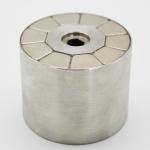 Multipoles Custom Industrial Magnets Gear , NiCuNi 50d Ndfeb Magnetic Assembly