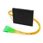 1x4 Fiber Optic PLC Splitter Standard ABS Module SC/APC SM
