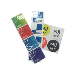China Custom Printing 215 213 NFC Tag Sticker 13.56mhz 1cm - 10cm Reading Distance factory