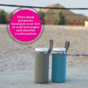 China Vibrant Color 16 17 18 Oz Insulated Neoprene Bottle Sleeve factory
