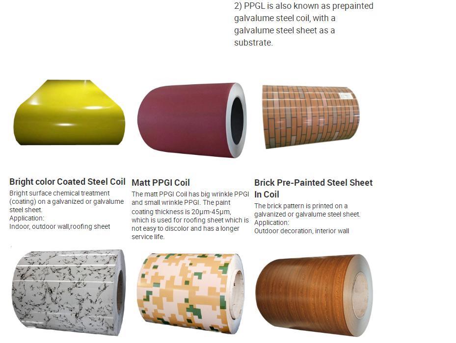 China Big Factory Good Price 0.12-6.0mm Aluminum Coil SGCC Print Prepainted Coils PPGL PPGI Coil