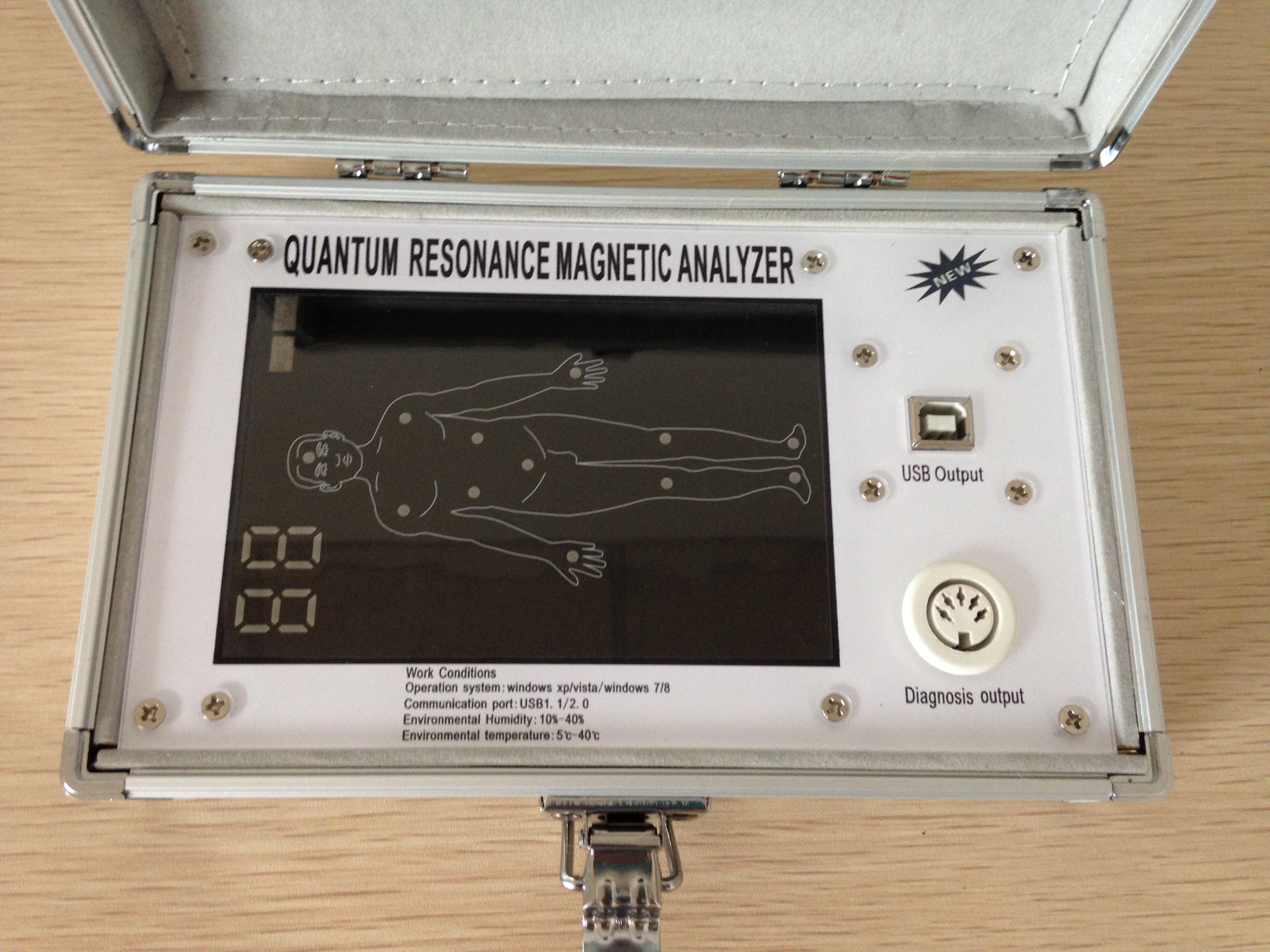 Silver color Mini size 43 reports quantum analyzer indonesian software