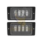 4 Inch White Rectangle 12V 24V 45W Automotive Fog Light Accessories