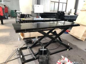 China Portable 2.2kw 1200mm Lifting Motorcycle Table Jack factory