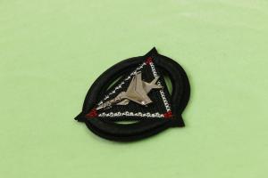 China 6cm Embroidered Circle Patch , Multiapplication custom embroidered badges factory