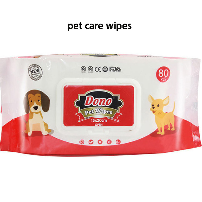 80 Large Pack Cleaning Cats Dog Wet Wipes No Wash Deodorizing No Fragrance Universal