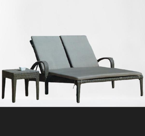 Hotel beach resort swimming pool furniture outdoor twin sun bed lounger outdoor
