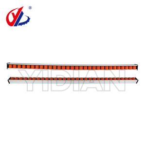 Aluminum Roller Track with Rubber Rollers for Edgebanding Machines
