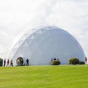 China 3m - 42m Diameter Dome Camping Tent Waterproofing Outdoor Exhibition Tenta House factory