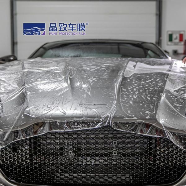 China Sand Proof Nontoxic TPU Car Wrap , Self Healing Invisible Bra For Car factory