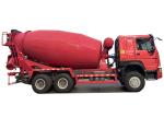 371HP Used Concrete Mixer Truck Sinotruk HOWO 10 Wheeler 12cbm