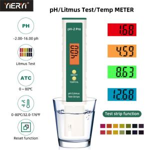 China Swimming Pools Litmus 0.01 16.00PH LCD Digital PH Meter factory