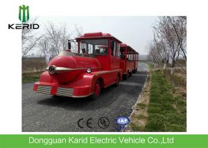 China Diesel Power 42 Seats Small Trackless Train For Amusement Park Low Emission factory