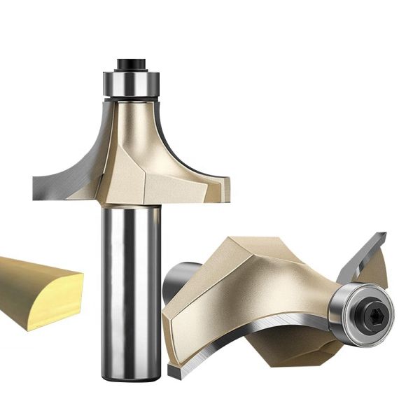 China ODM CNC System Tideway Router Bits Plywood Round Nose Router Bit Set factory