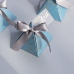 Recyclable Angel Gift Box Square Crossing Candy Dragee Boxes
