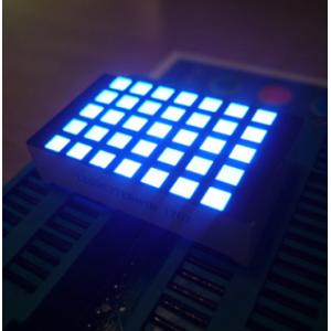 Ultra bright blue 3mm 5*7 sqaure dot matrix led display row cathode column anode