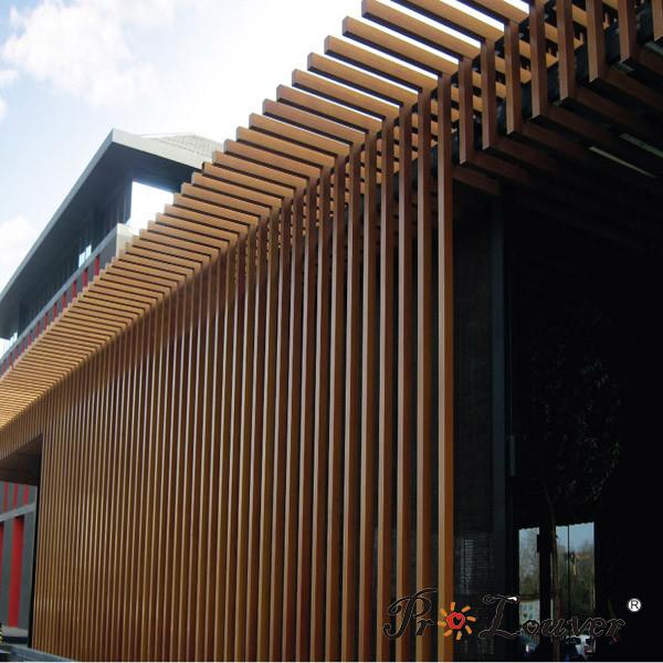 Quality Assurance Sun Shading Box Louver, Aluminum Decoration Wall Partitions