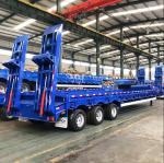 XM Group 4 Axle 50 60 Ton Gooseneck Lowbed Semi Trailer Lowboy Truck Trailer For