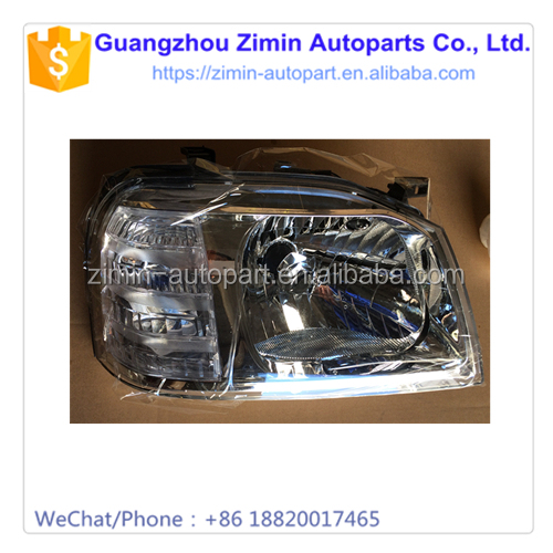 Highly Durable ABS Plastic Modified Car Front Head Lamp Light For Nissan D23