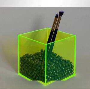 China PMMA Brush Box Acrylic Pen Box For Home Decor And Commercial Promotion factory