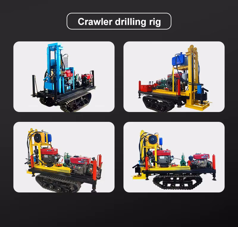 Small Diesel Water Well Drilling Rig Hydraulic 100m 150m 200m Water Well Drilling Machine