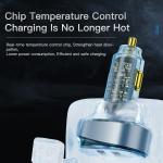 PD QC Digital Display Fast Charging Car Charger Transparent 125W 65W 30W