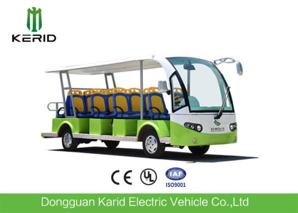 72V Low Speed Electric Sightseeing Car 14 Passengers Electric Personal Transport