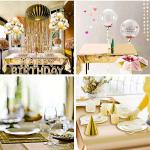 Printed logo 100 x 274cm Rose Gold Foil Tablecloth For Party