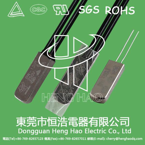 China Fan Motor Thermal Protection Switch Normally Closed / Opened Type Available factory