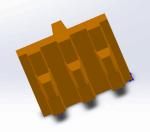Width 32mm Small Rubber Wheelchair Track Jointless 66 Links
