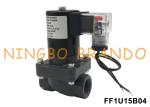 1/2'' Anti Corrosion UPVC Solenoid Valve For Chemical Acid Alkali 24V 110V 220V