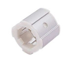 Aluminium Tube Sliding Sleeve Straight Line Mounted OD 28mm AL-18A