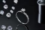 White Moissanite Unique Sytle And Sapphire Platineve Diamonds Jewelry Women Ring