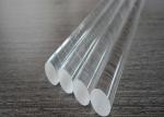High Transparency Quartz Glass Light Guide Rod , Optical Solid Glass Rod Dia